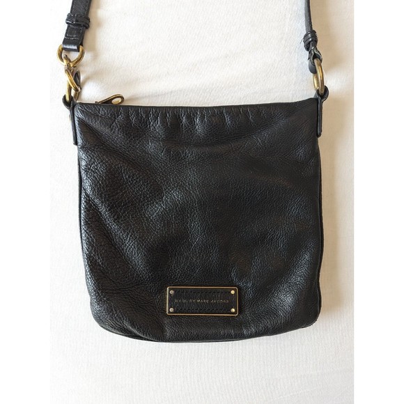 Marc Jacobs Bags Marc Jacobs Classic Black Leather Adjustable Crossbody Zip Top Boho